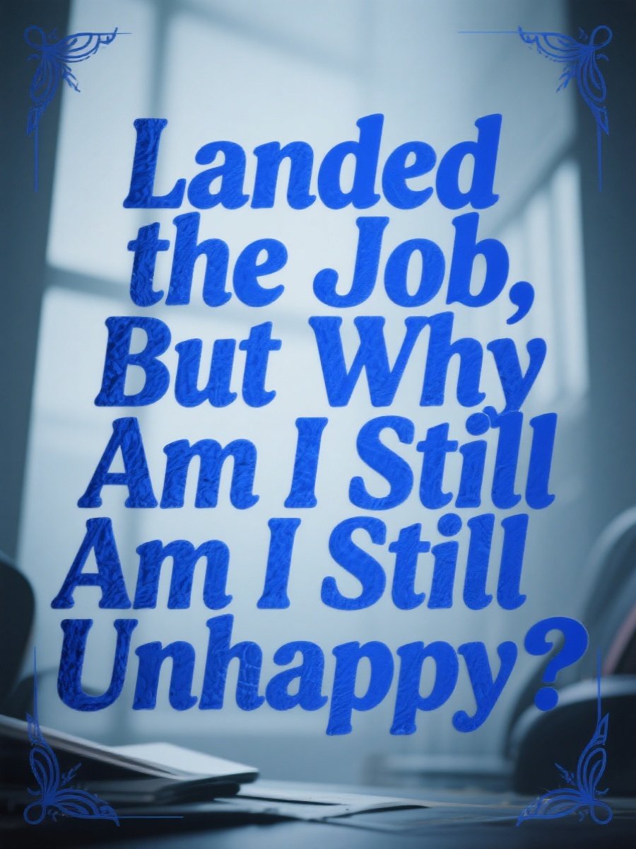 Landed the Job, But Why Am I Still Unhappy?