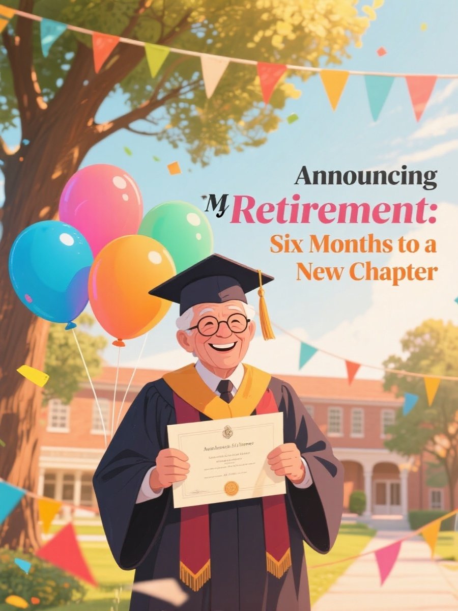 Announcing My Retirement: Six Months to a New Chapter