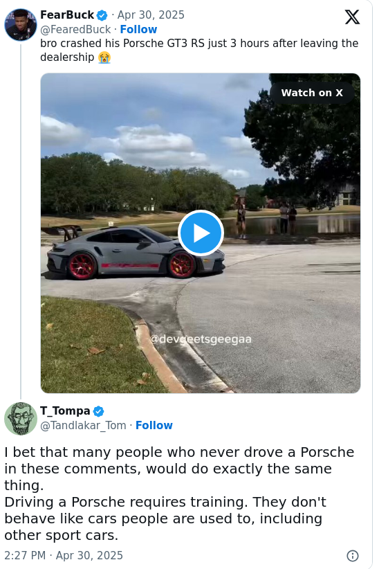 New GT3 RS Owner Crashes in 3 Hours!