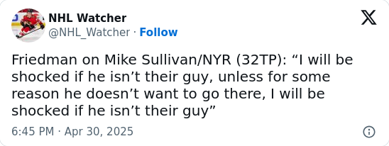 Will Sully Take the Blueshirts' Helm?