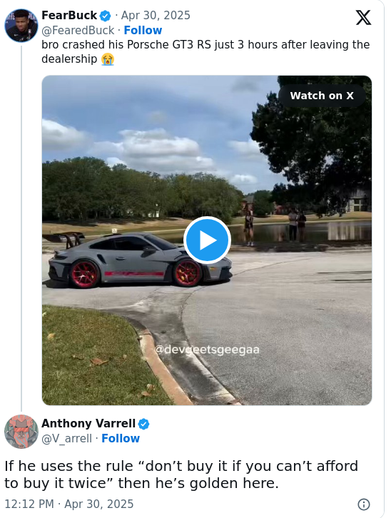 New GT3 RS Owner Crashes in 3 Hours!