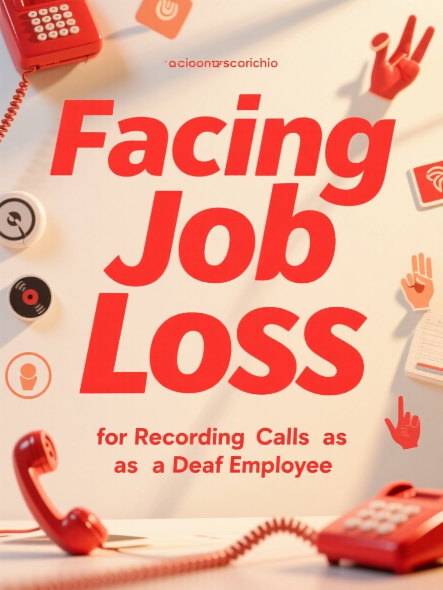 Facing Job Loss for Recording Calls as a Deaf Employee