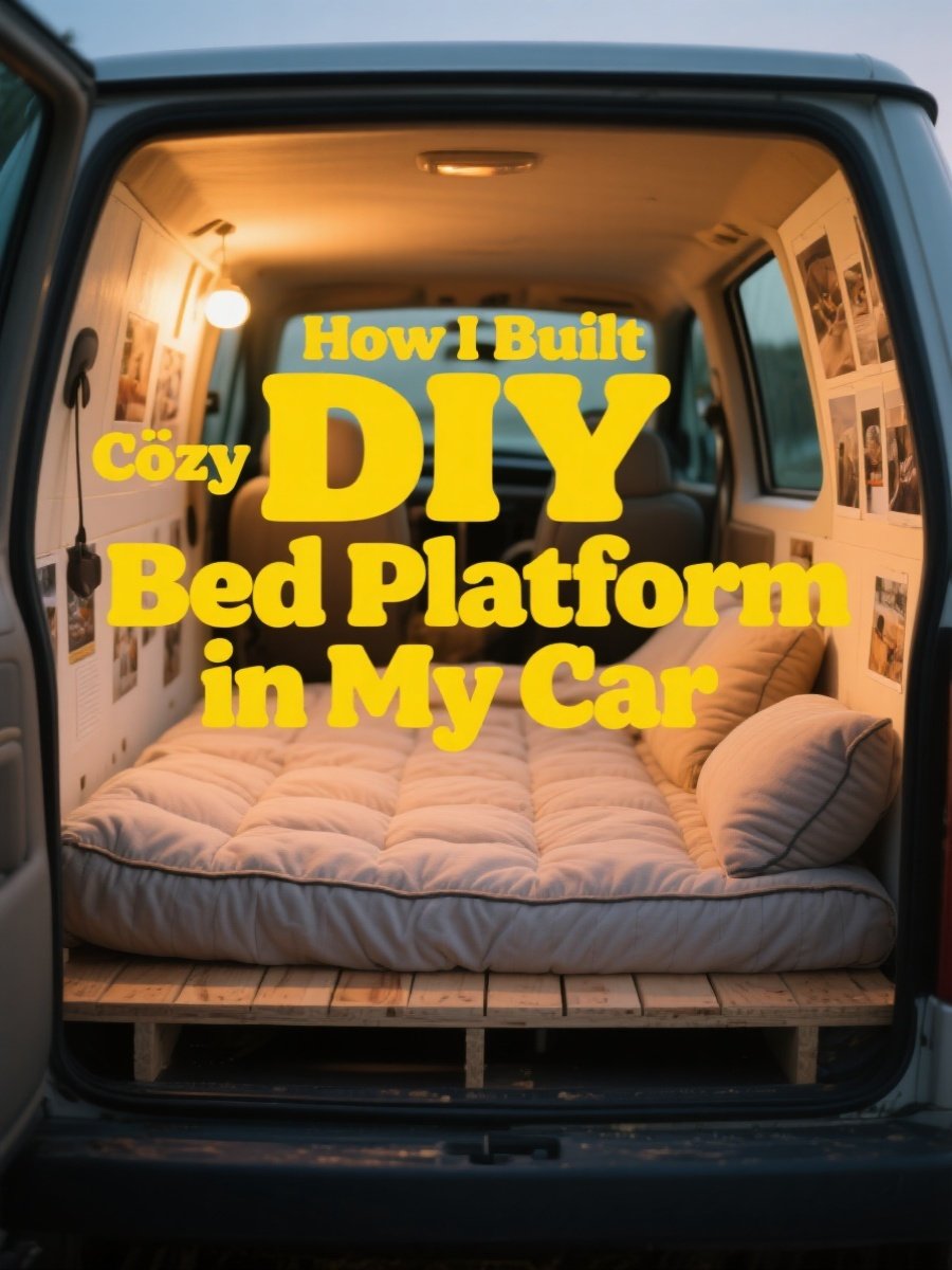 How I Built a Cozy DIY Bed Platform in My Car