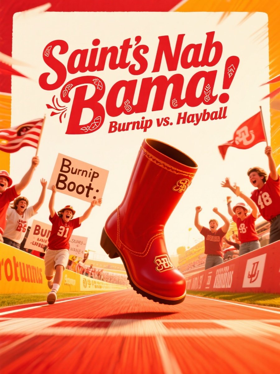 Saints Nab Bama Boot: Burnip vs. Hayball