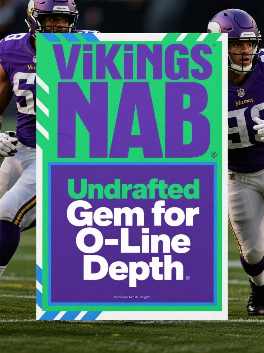 Vikings Nab Undrafted Gem for O-Line Depth