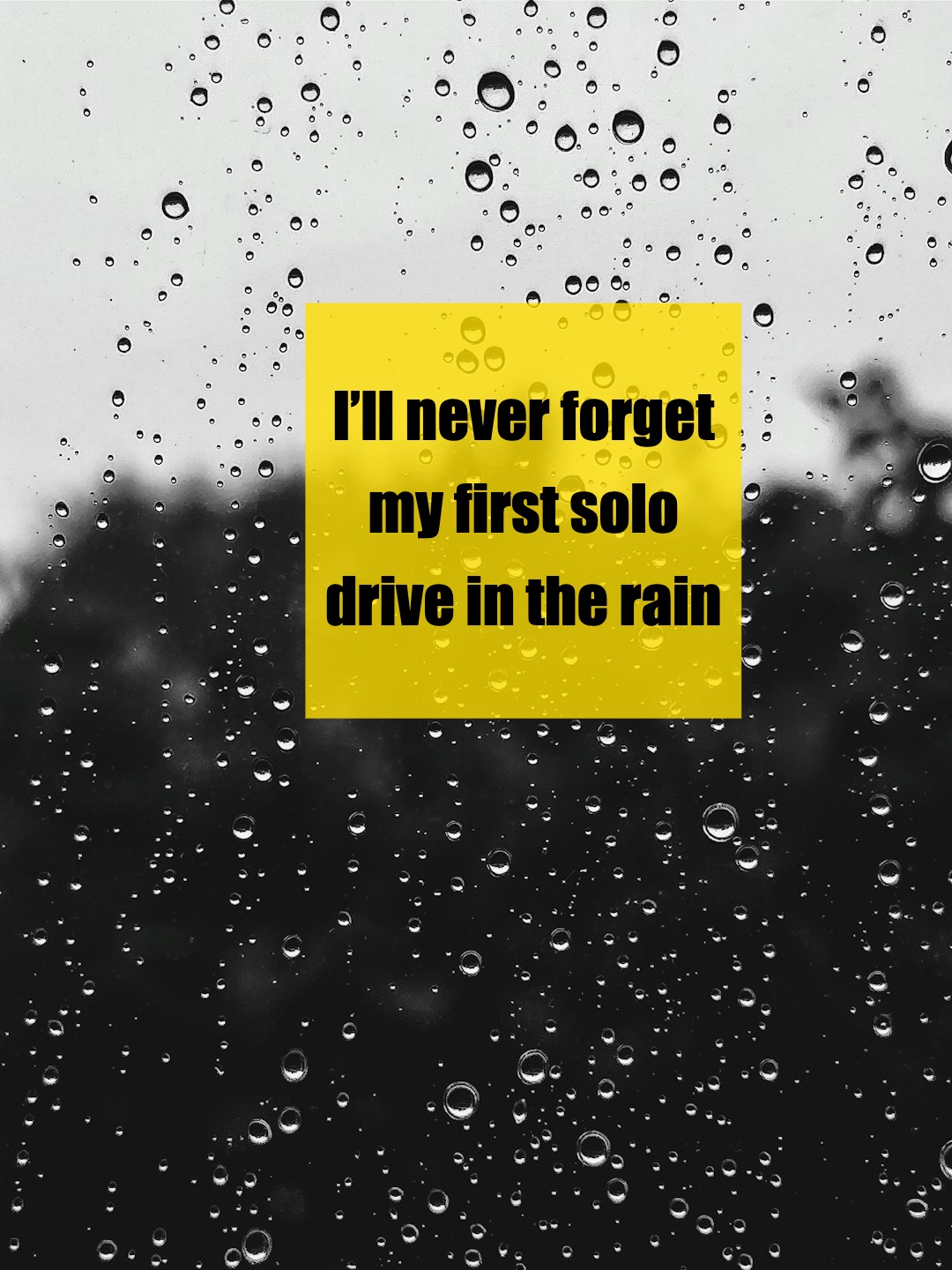 My First Rainy Drive: Mastering Windshield Wipers