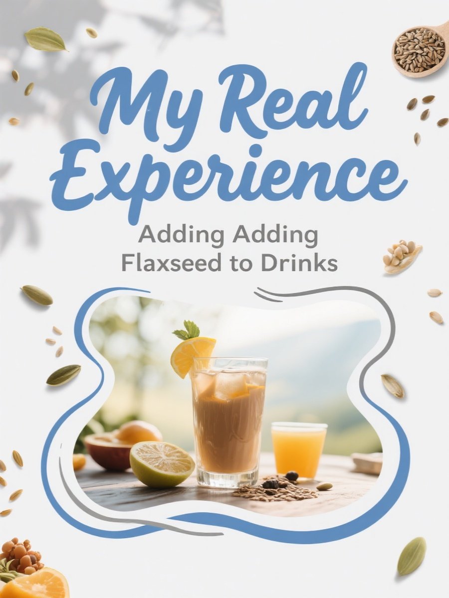 My Real Experience Adding Flaxseed to Drinks