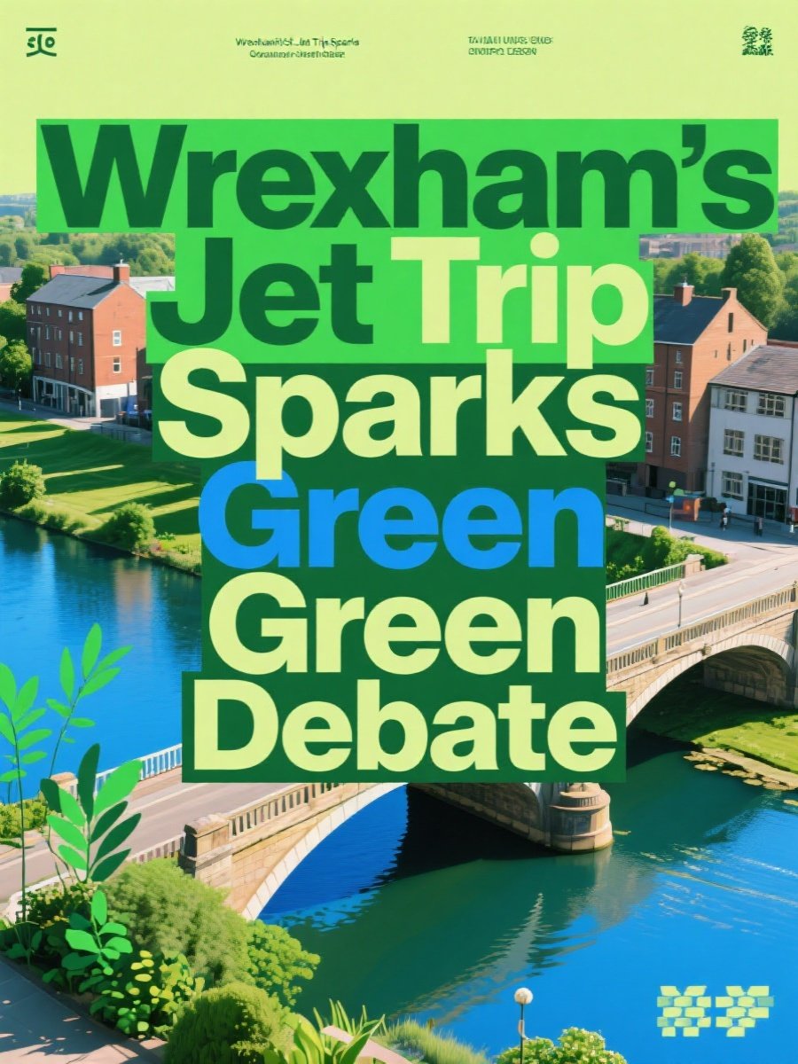Wrexham’s Jet Trip Sparks Green Debate