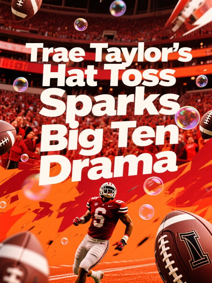 Trae Taylor’s Hat Toss Sparks Big Ten Drama