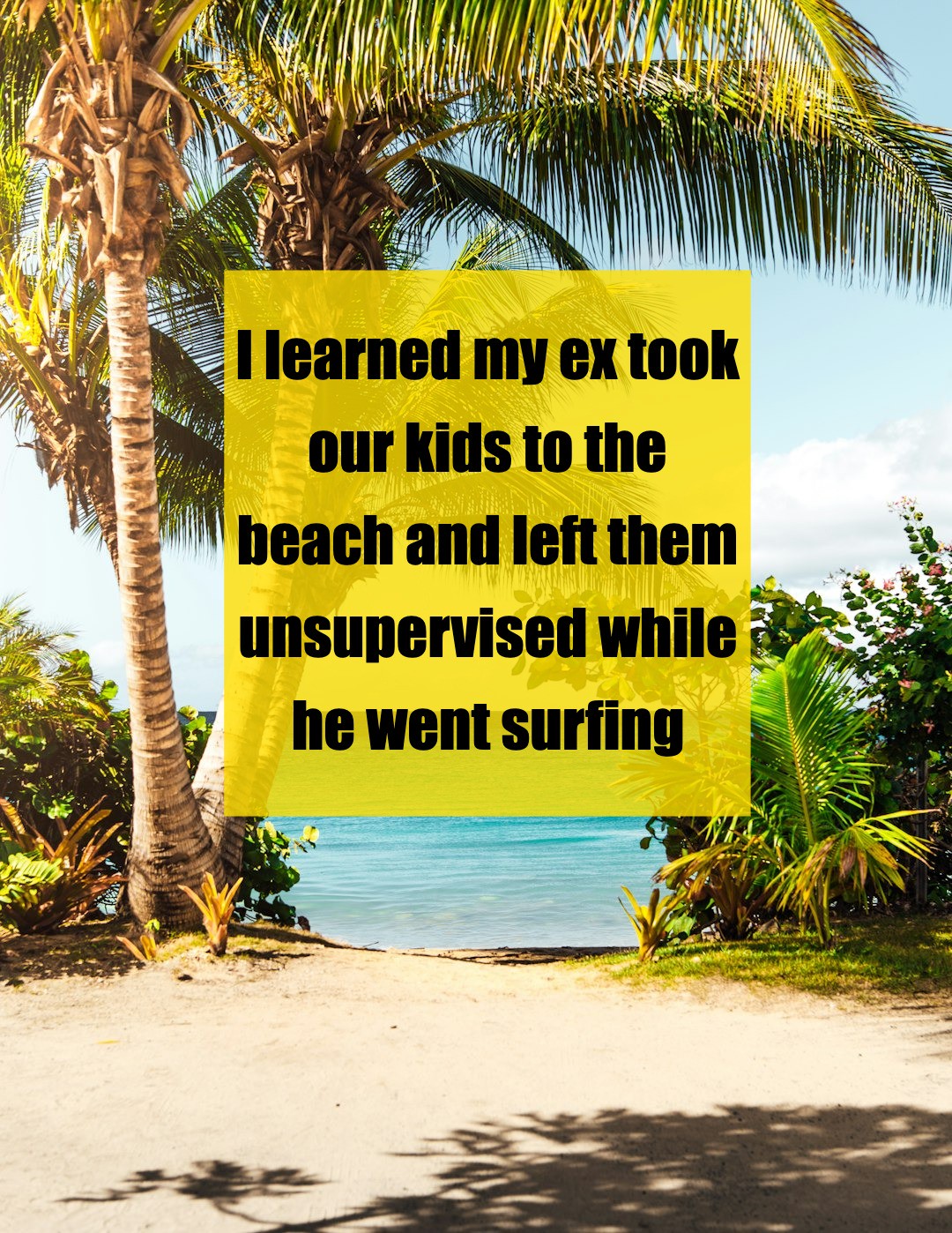 When Co-Parenting Boundaries Are Tested at the Beach