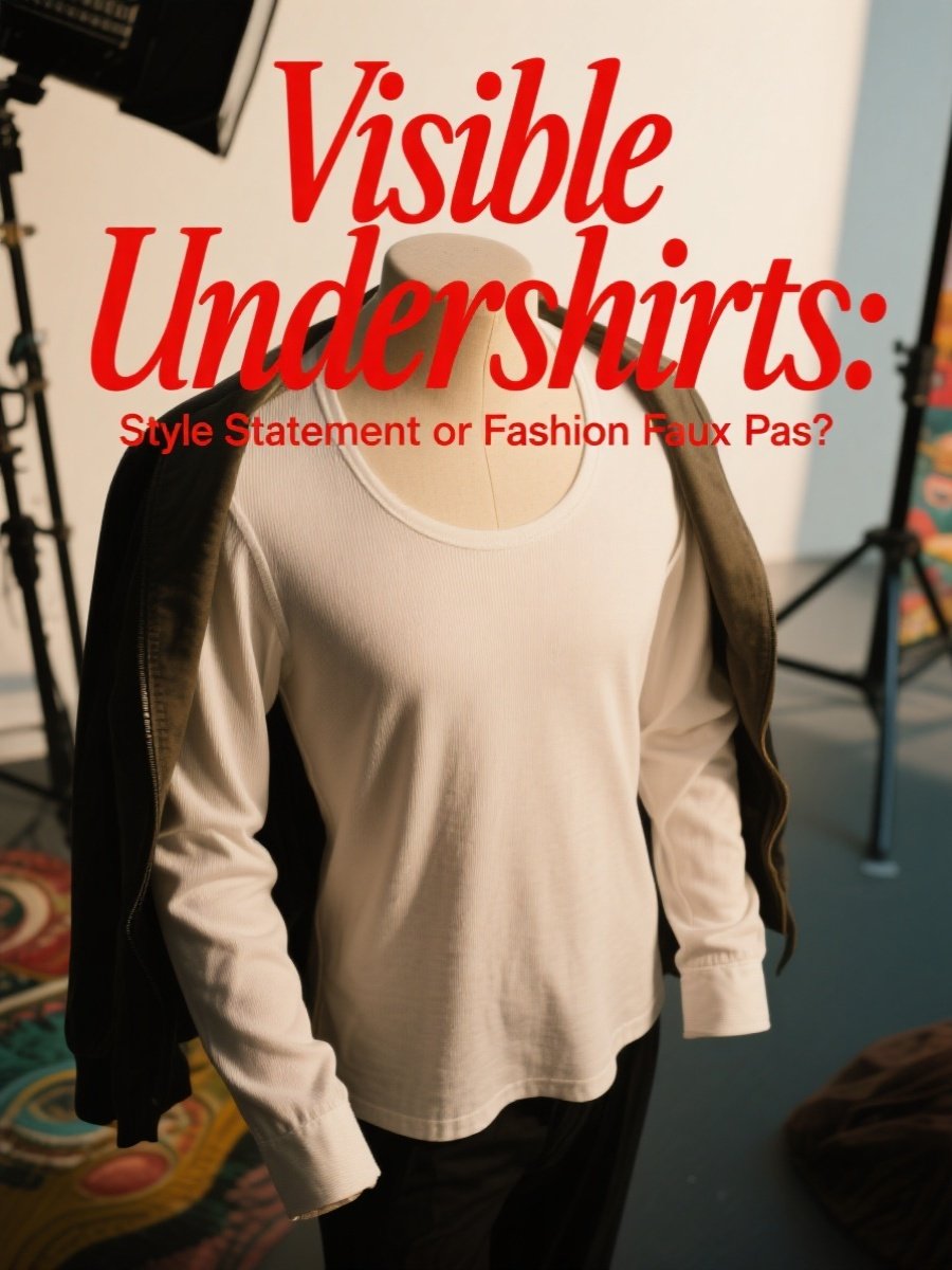 Visible Undershirts: Style Statement or Fashion Faux Pas?