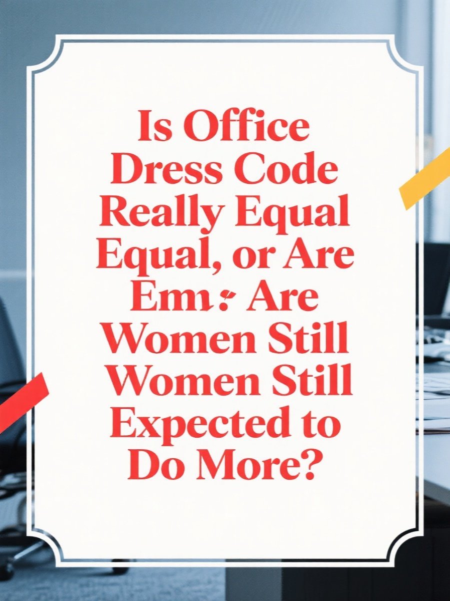 Is Office Dress Code Really Equal, or Are Women Still Expected to Do More?