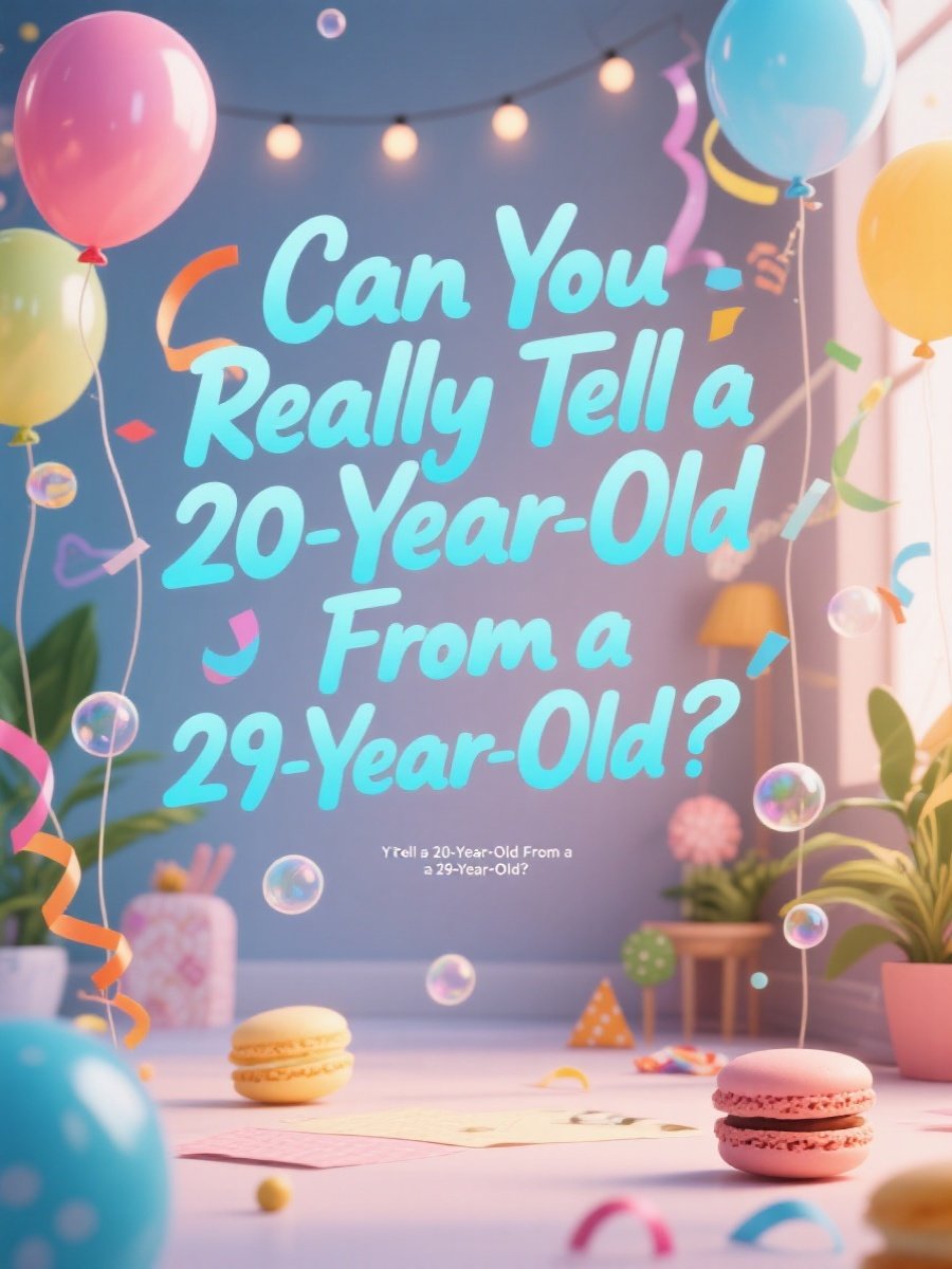 Can You Really Tell a 20-Year-Old From a 29-Year-Old?