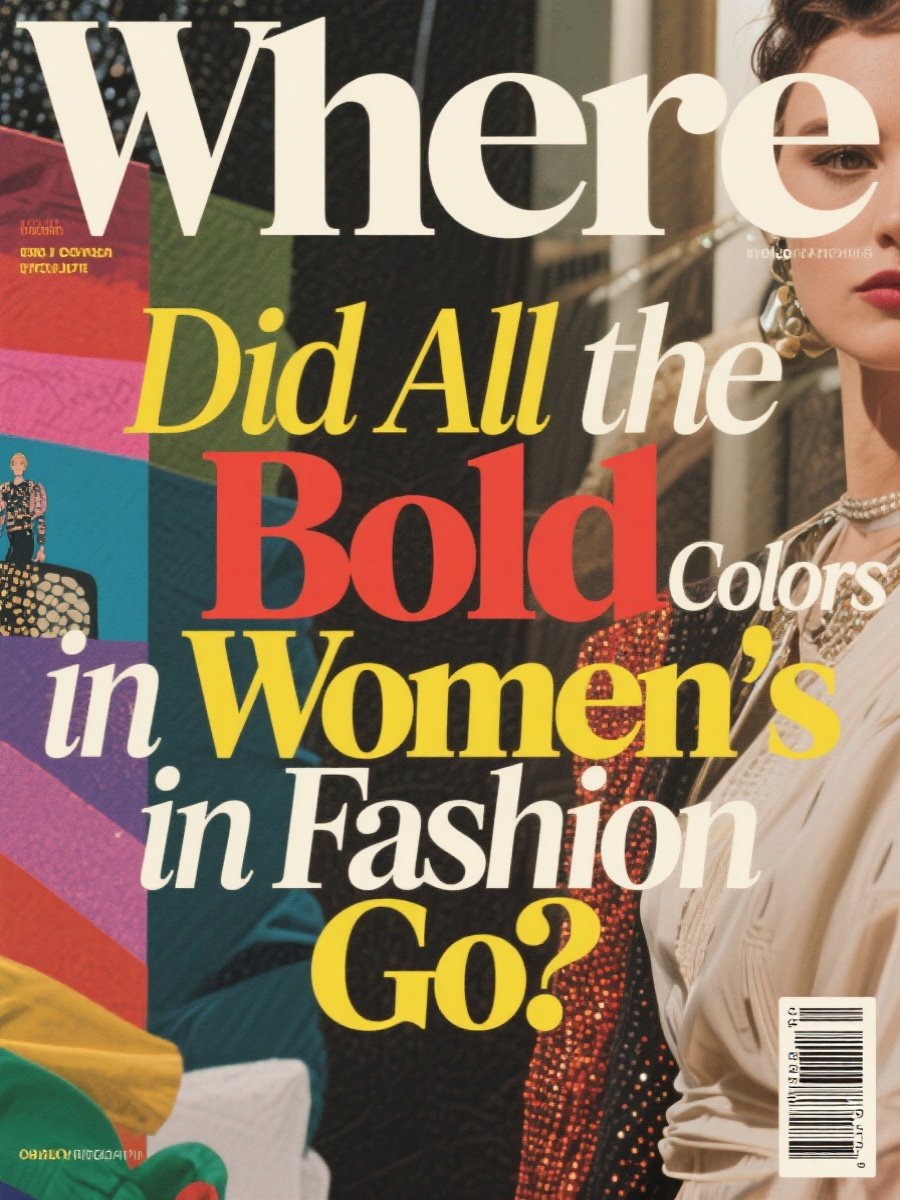 Where Did All the Bold Colors in Women’s Fashion Go?