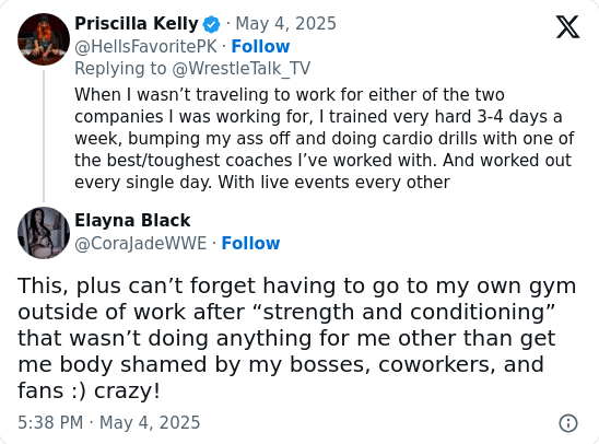 Cora Jade Calls Out NXT Body Shaming