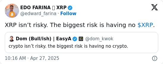 Is Skipping XRP the Real Gamble?