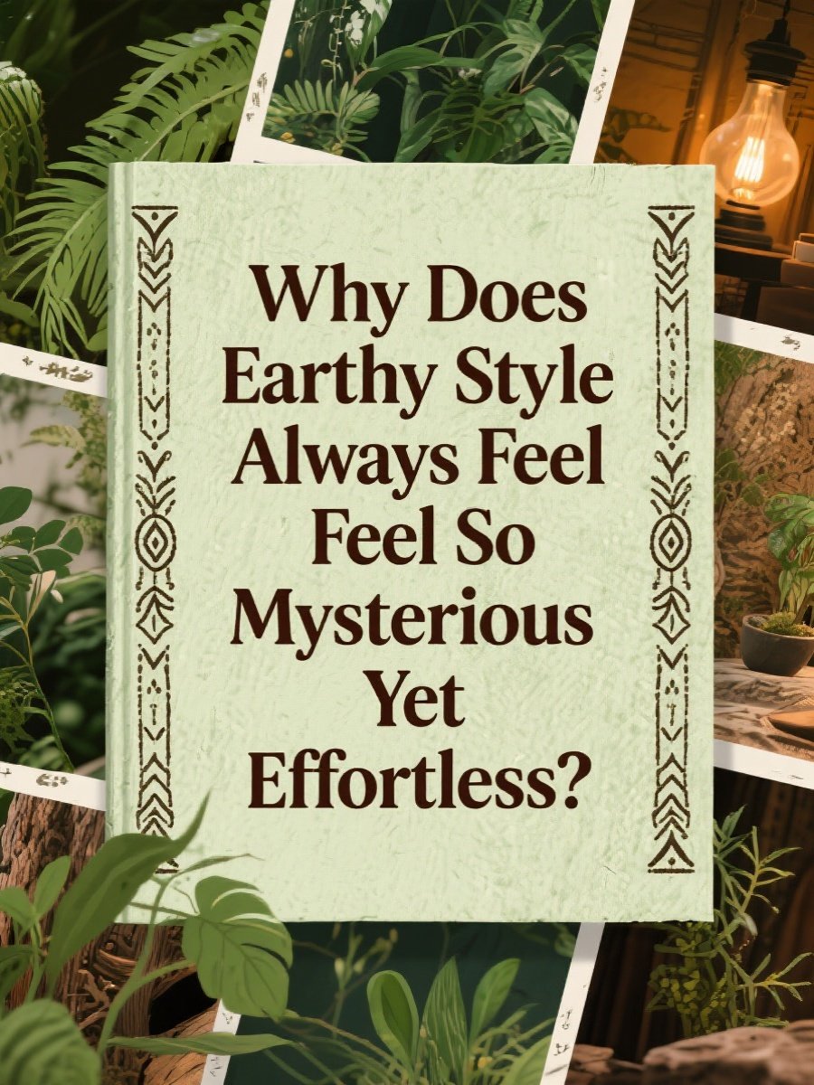 Why Does Earthy Style Always Feel So Mysterious Yet Effortless?