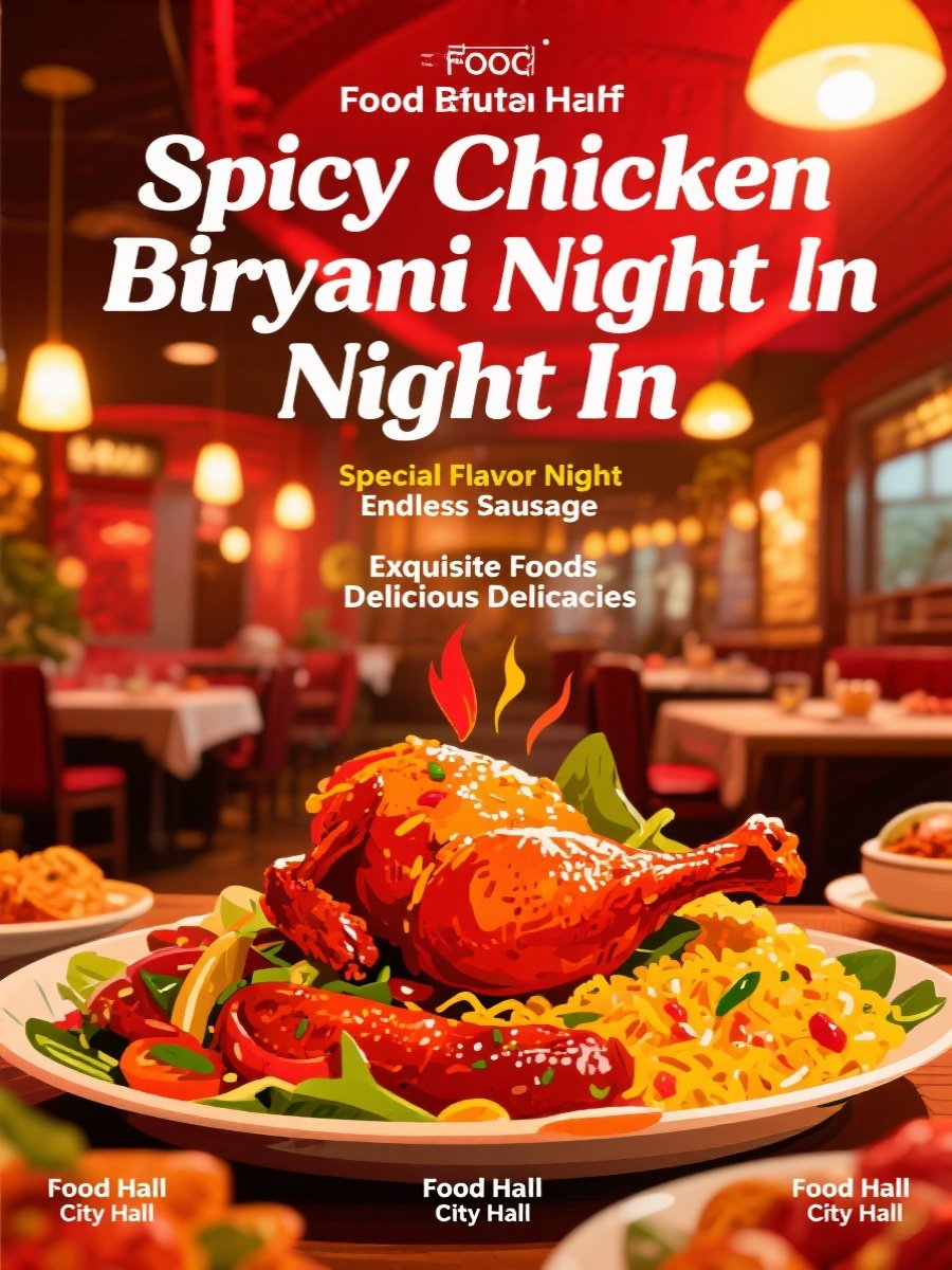 Spicy Chicken Biryani Night In