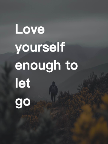 Let Go and Set Yourself Free: The Power of Self-Forgiveness