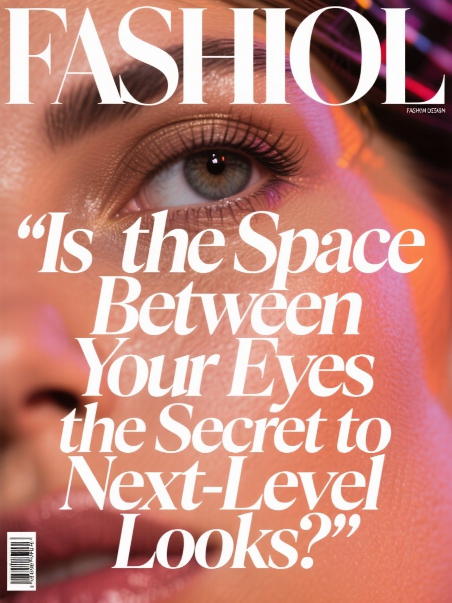 Is the Space Between Your Eyes the Secret to Next-Level Looks?
