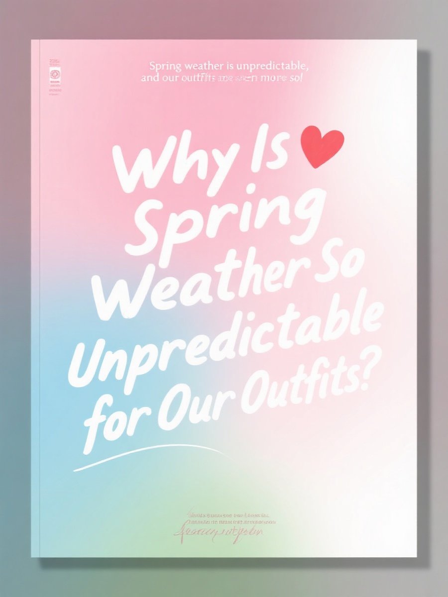 Why Is Spring Weather So Unpredictable for Our Outfits?