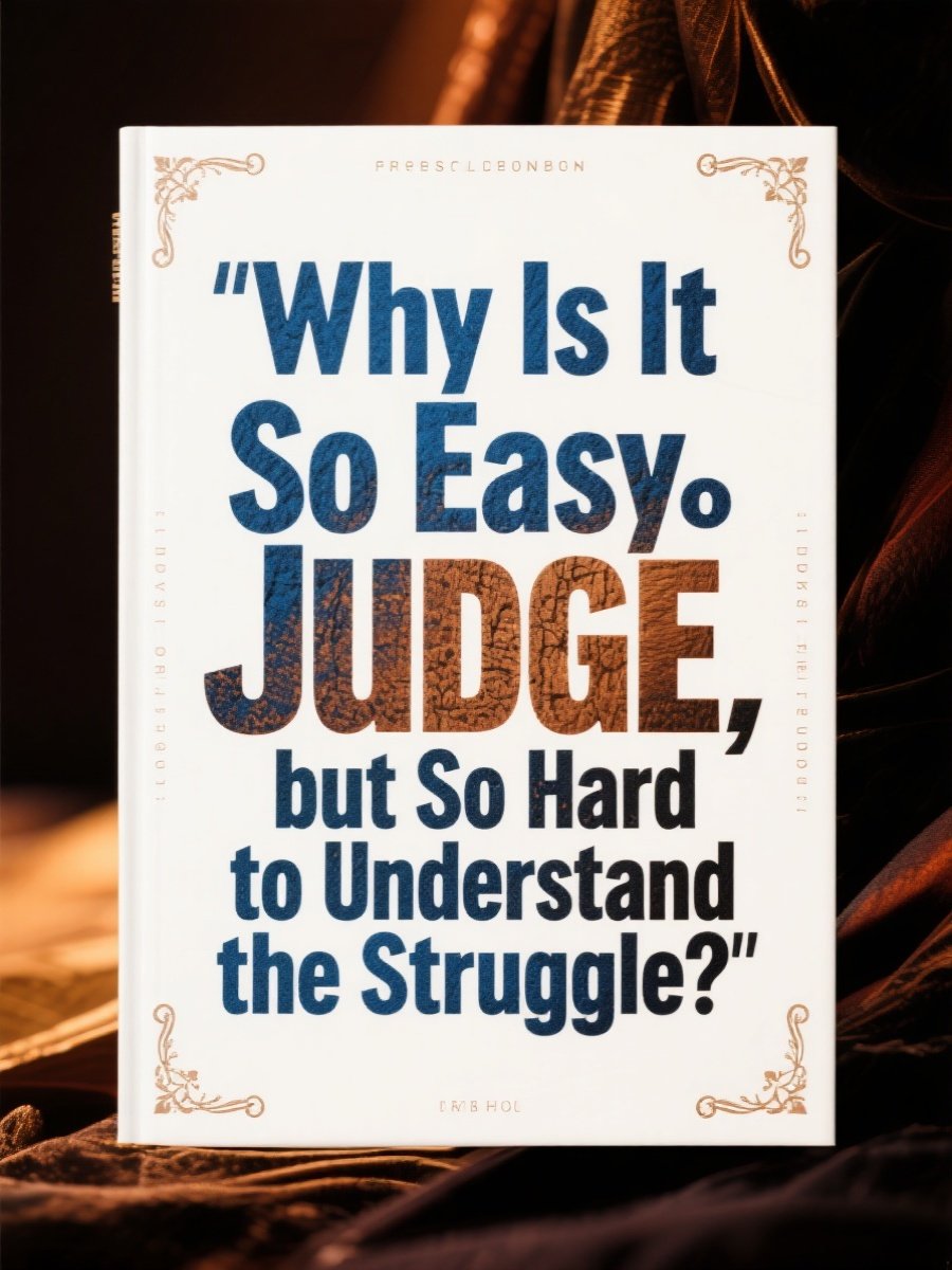 Why Is It So Easy to Judge, but So Hard to Understand the Struggle?