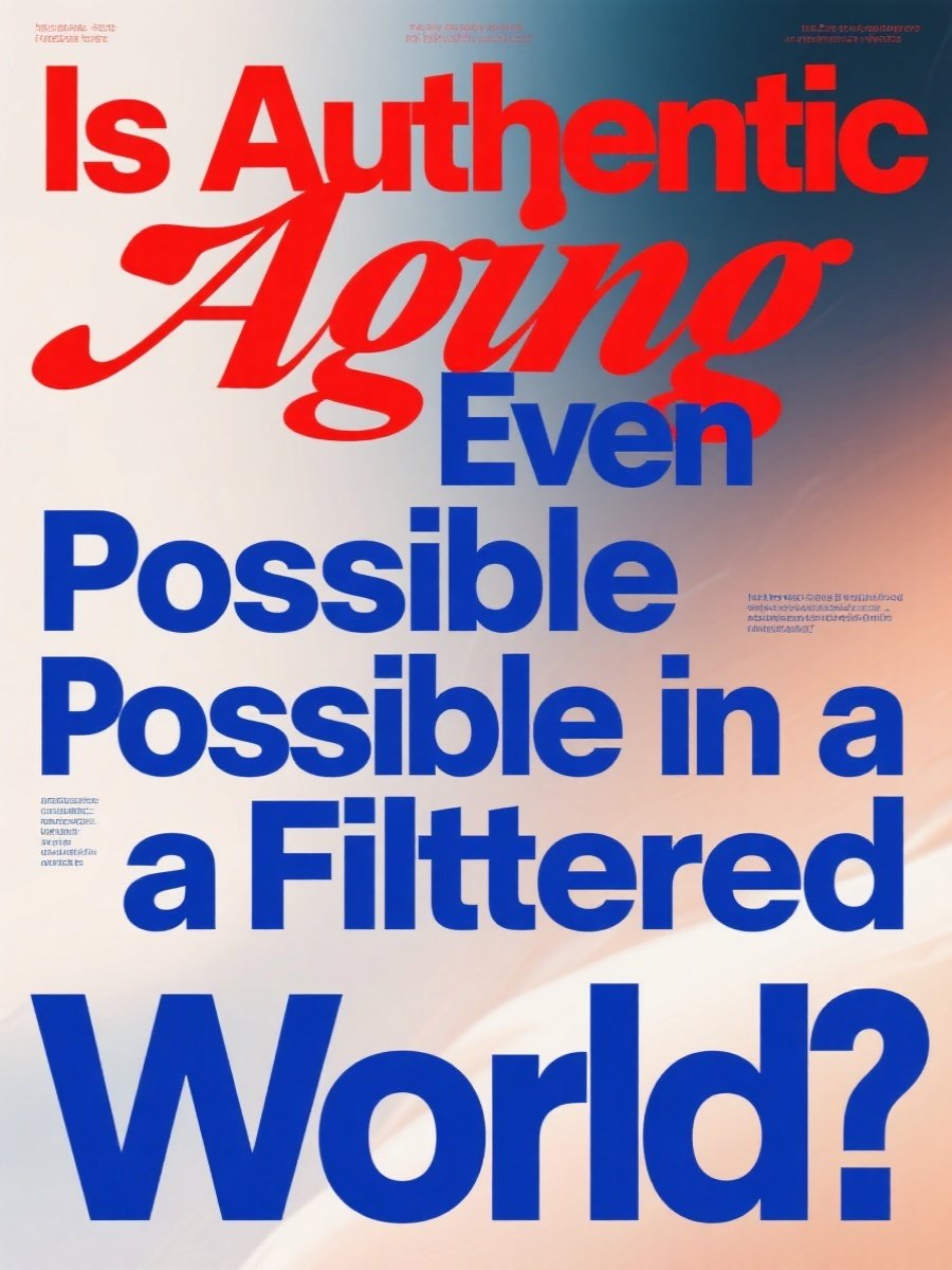 Is Authentic Aging Even Possible in a Filtered World?