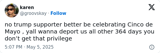 MAGA Cinco de Mayo Irony Is Wild