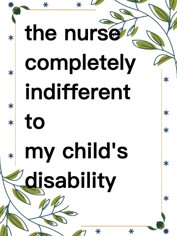 When Healthcare Professionals Overlook Our Children's Needs