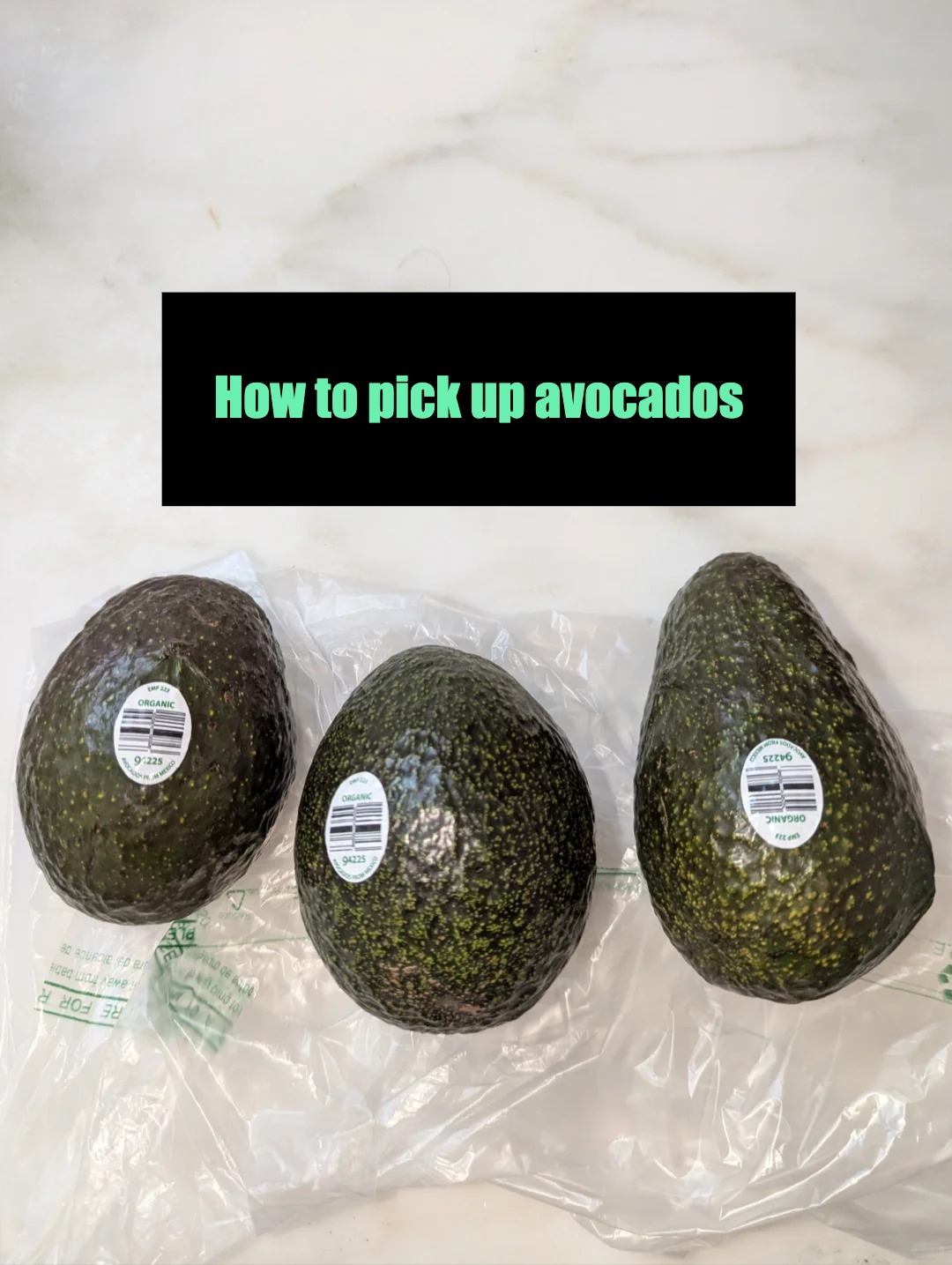 The way to pick an awesome avocado🥑 