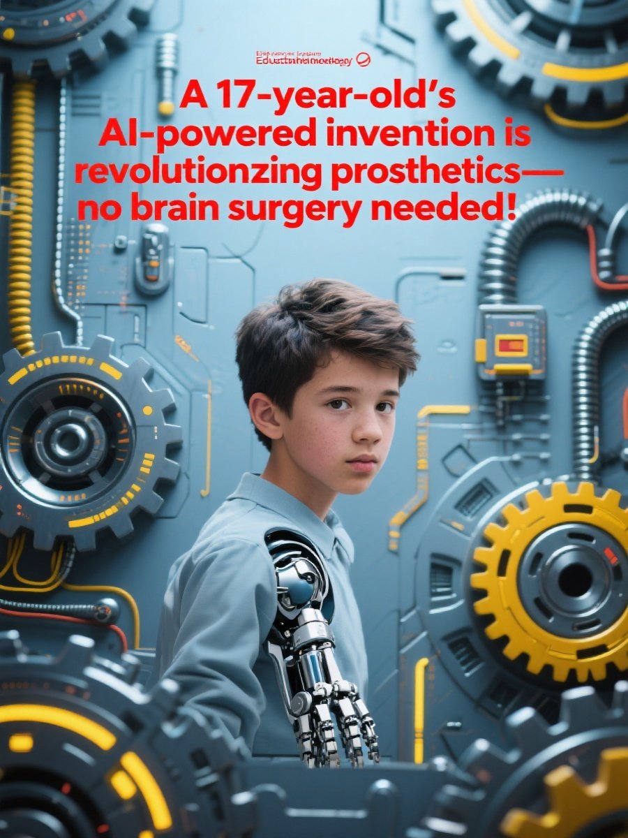 Teenager Creates Mind-Controlled Prosthetic with AI Help​🤖