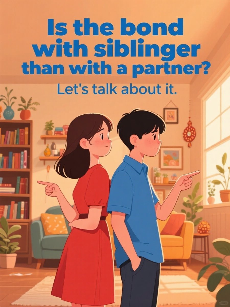 Siblings Over Partners? A Perspective on Family Bonds​💕👫