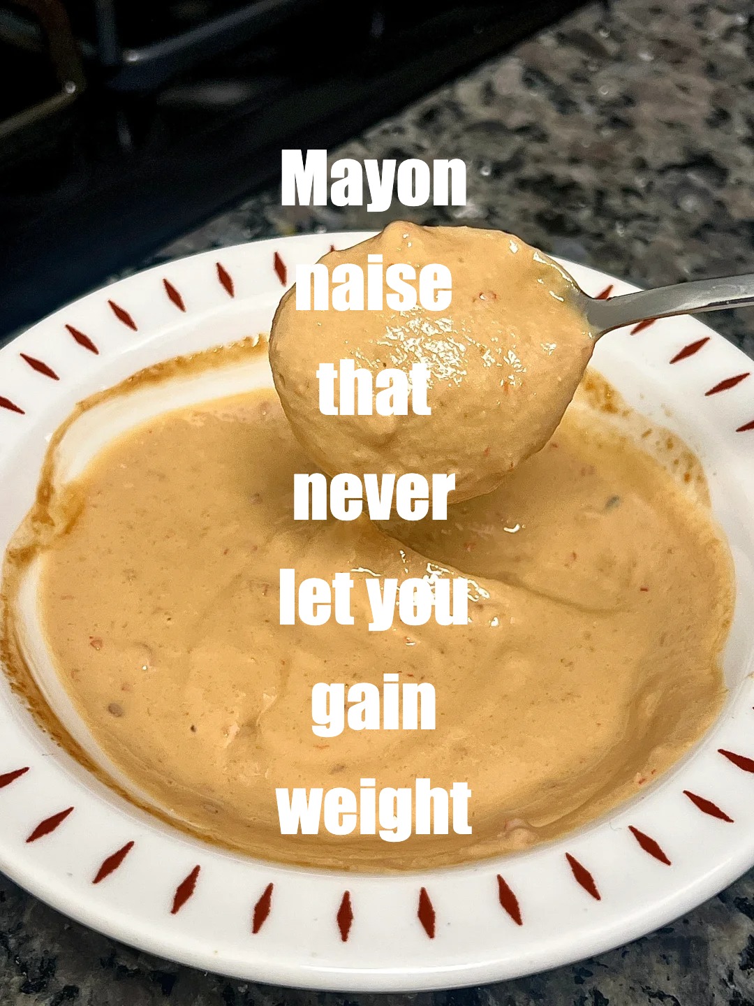 Mayonnaise BUT 🚫 calories! I've innovated!