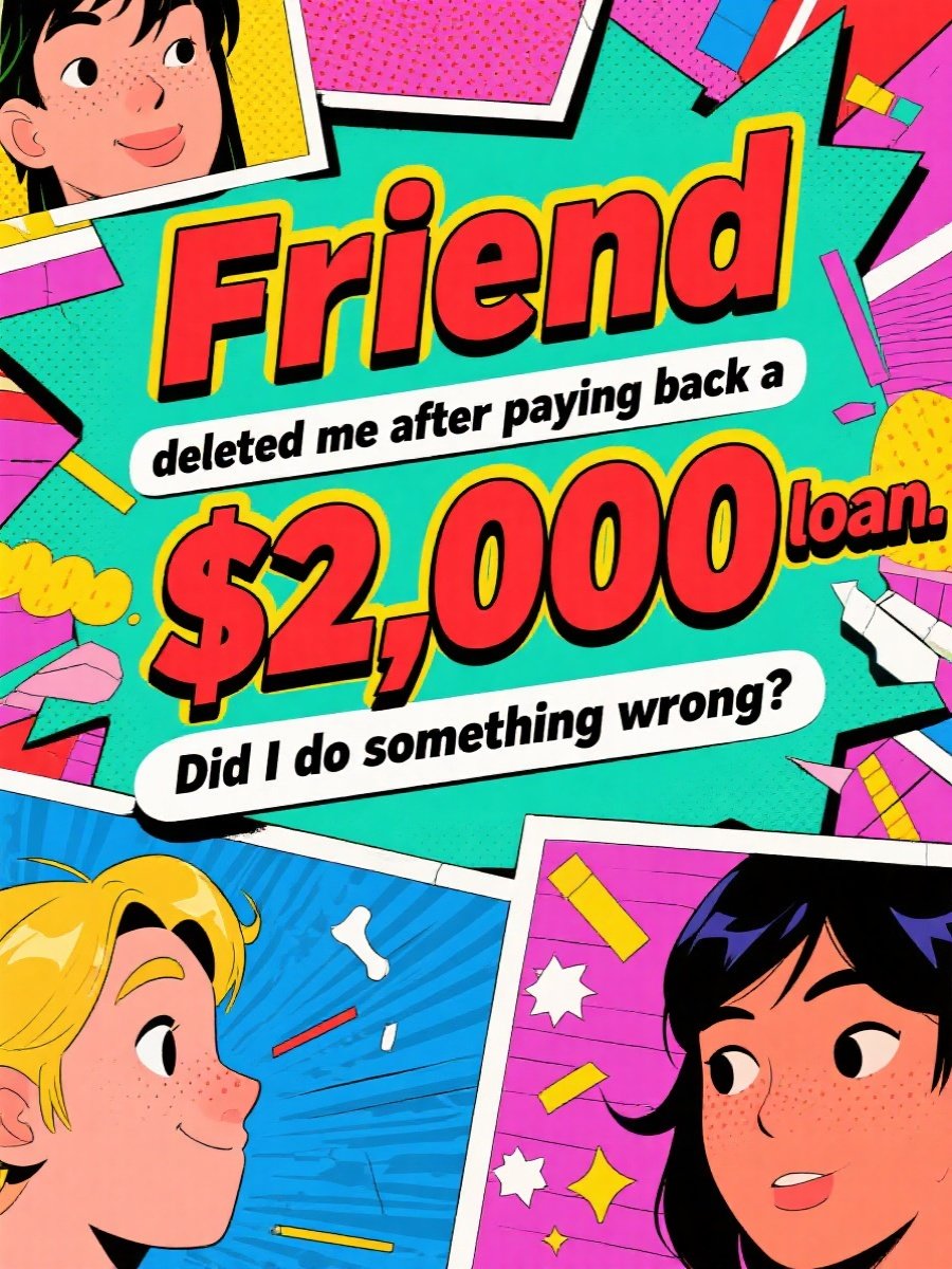 Friendship strained after loan repayment​💔💸