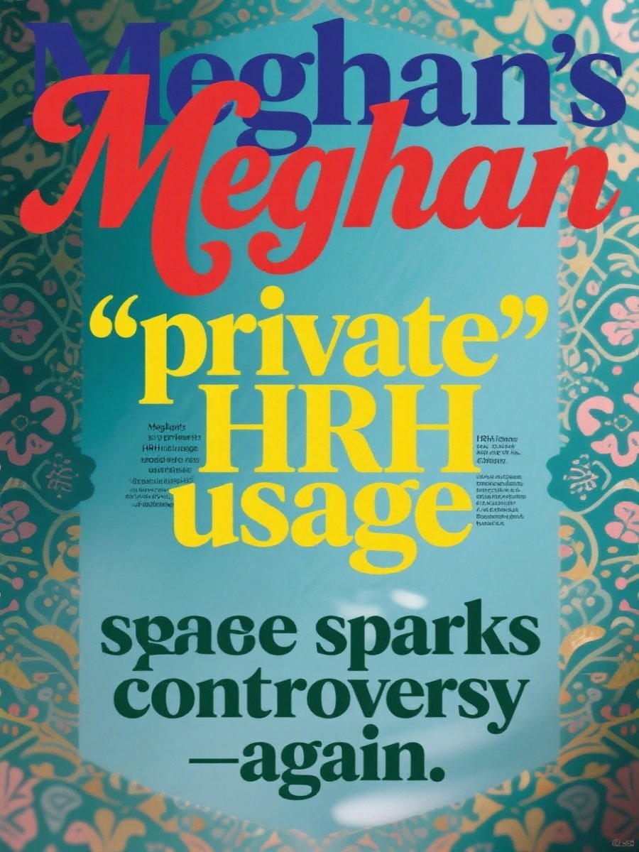 Meghan Accused of Illegally Using 'HRH' Title Privately​🇬🇧👑