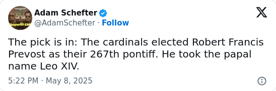 Schefter’s Papal Pick Alert: ESPN Glitch?
