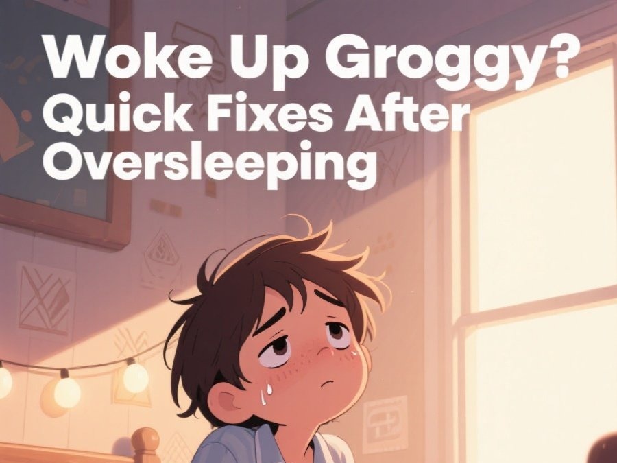 Woke Up Groggy? Quick Fixes After Oversleeping