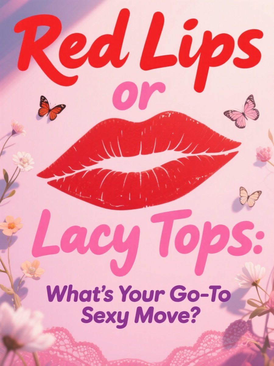 Red Lips or Lacy Tops: What’s Your Go-To Sexy Move?