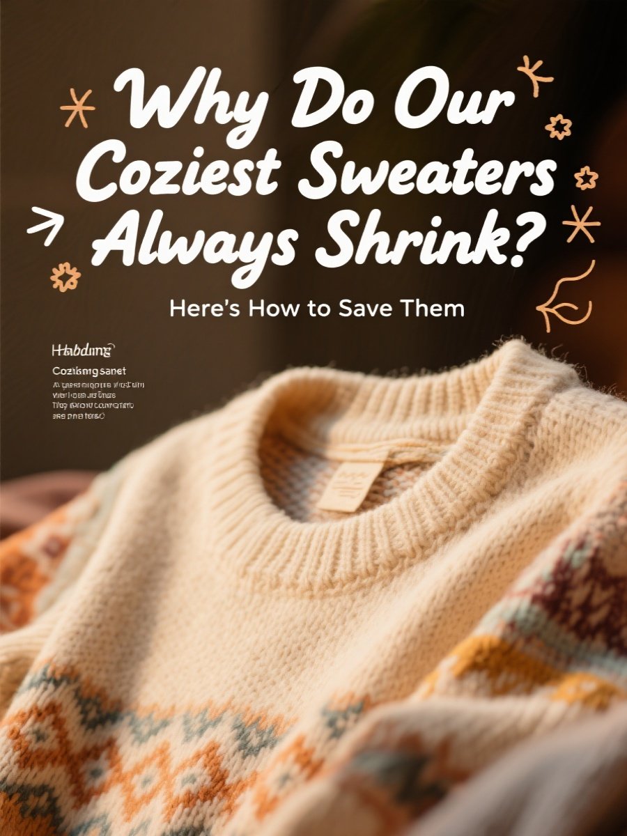 Why Do Our Coziest Sweaters Always Shrink? Here’s How to Save Them