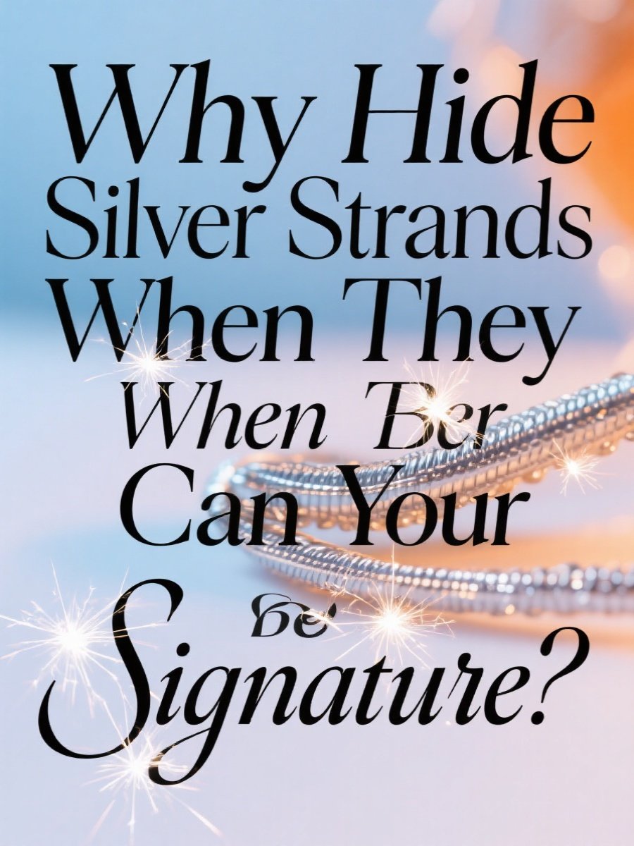Why Hide Silver Strands When They Can Be Your Signature?