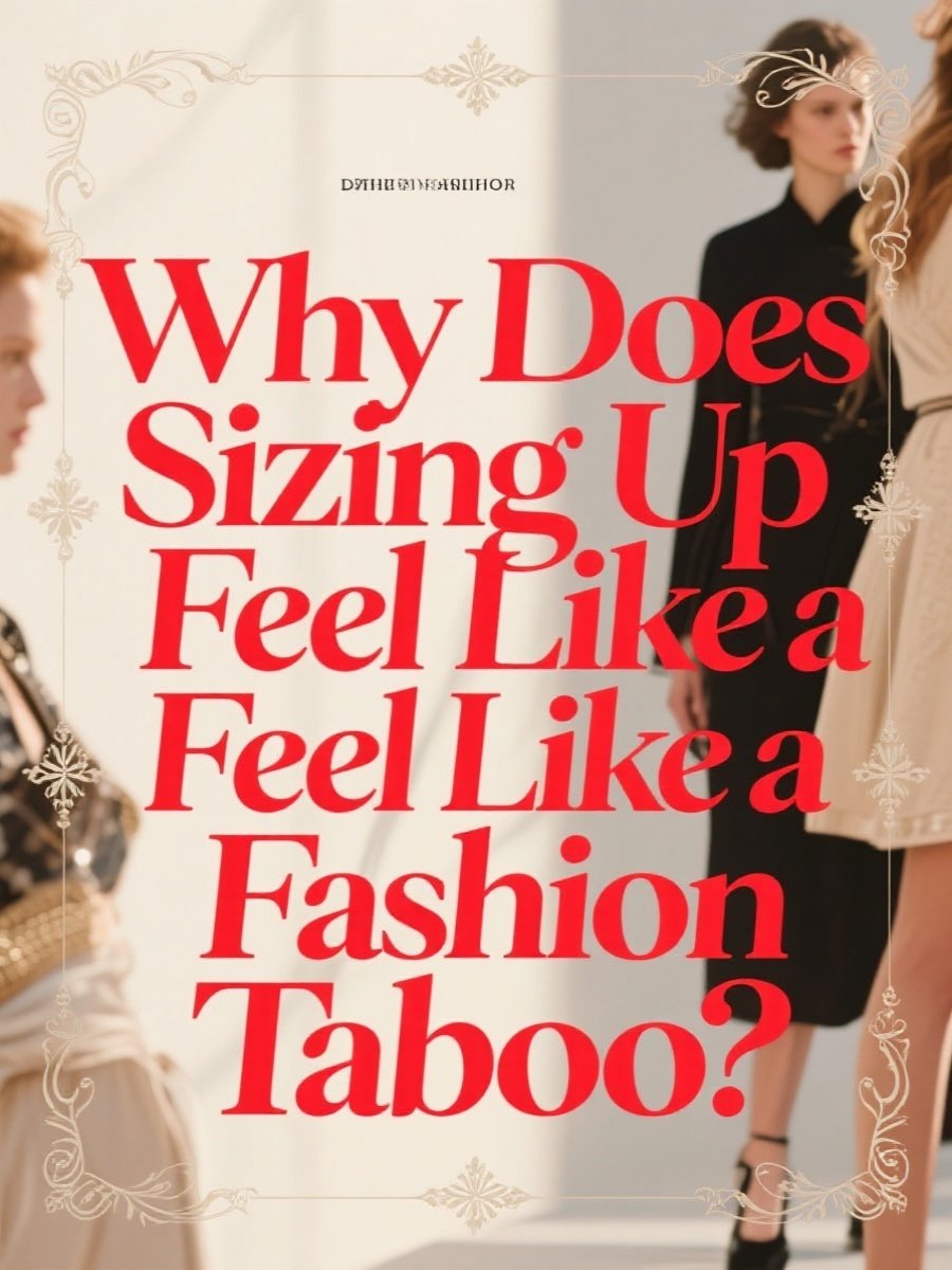 Why Does Sizing Up Feel Like a Fashion Taboo?