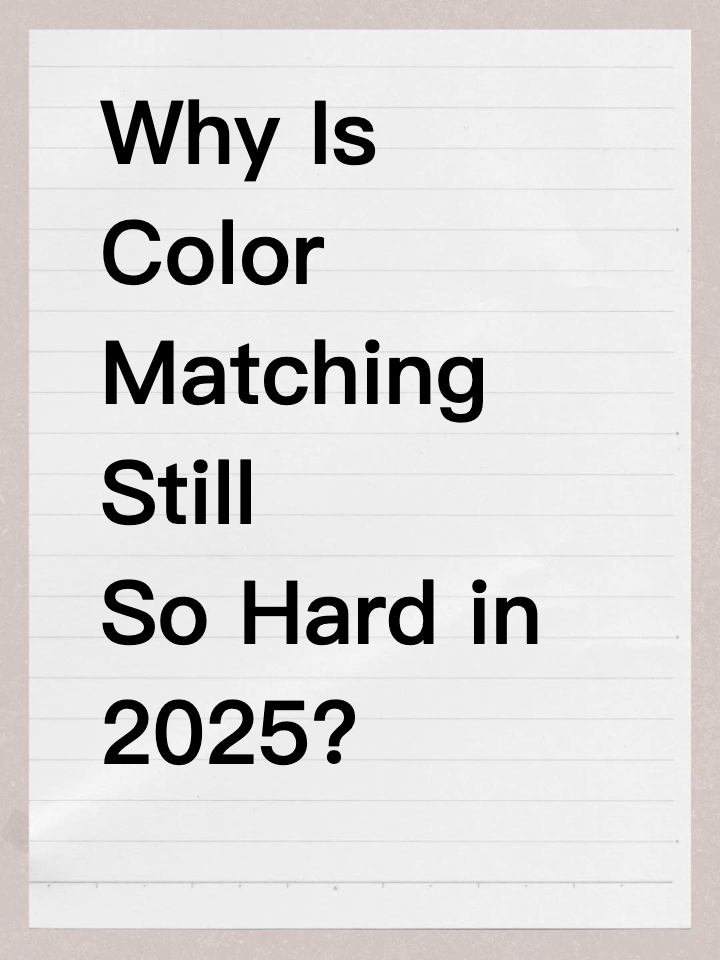 Why Is Color Matching Still So Hard in 2025?