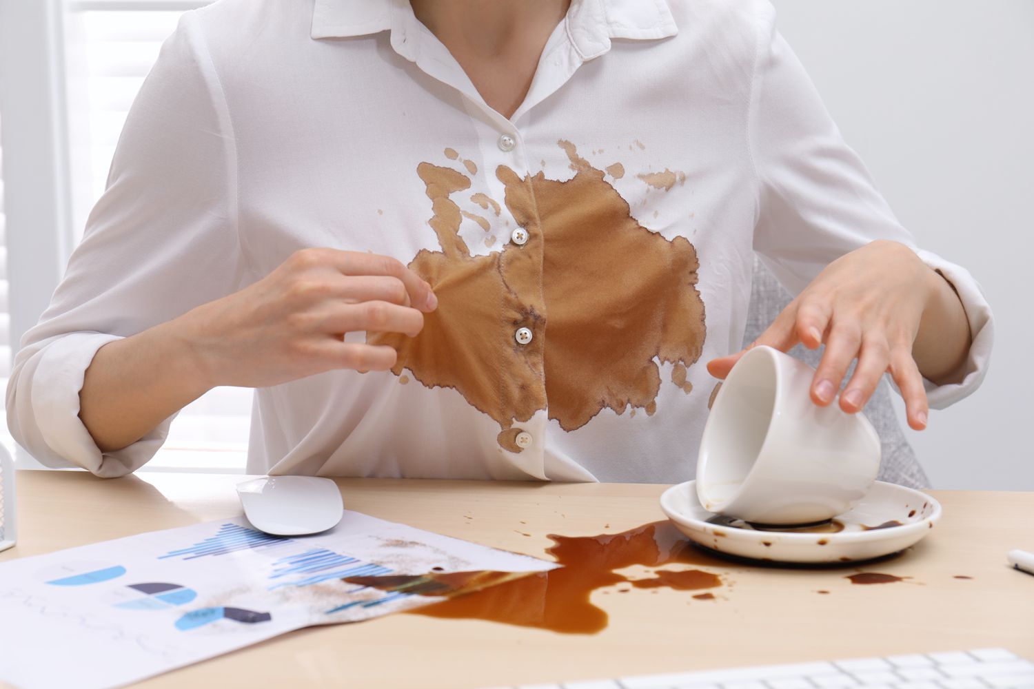 How I Bounce Back After Spilling Coffee at Work