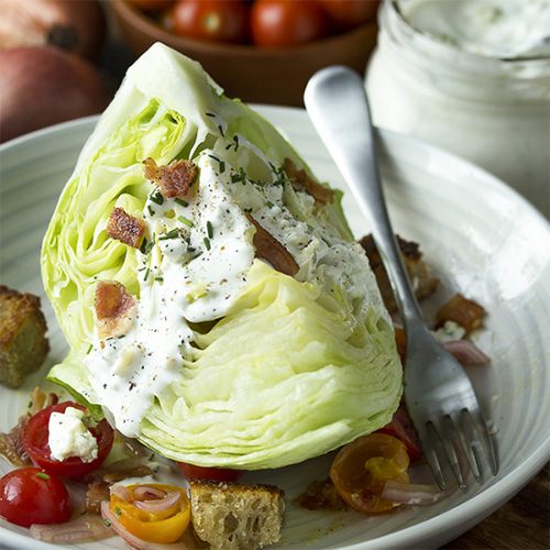 Tell me, who can have wedge salad elegantly?????????