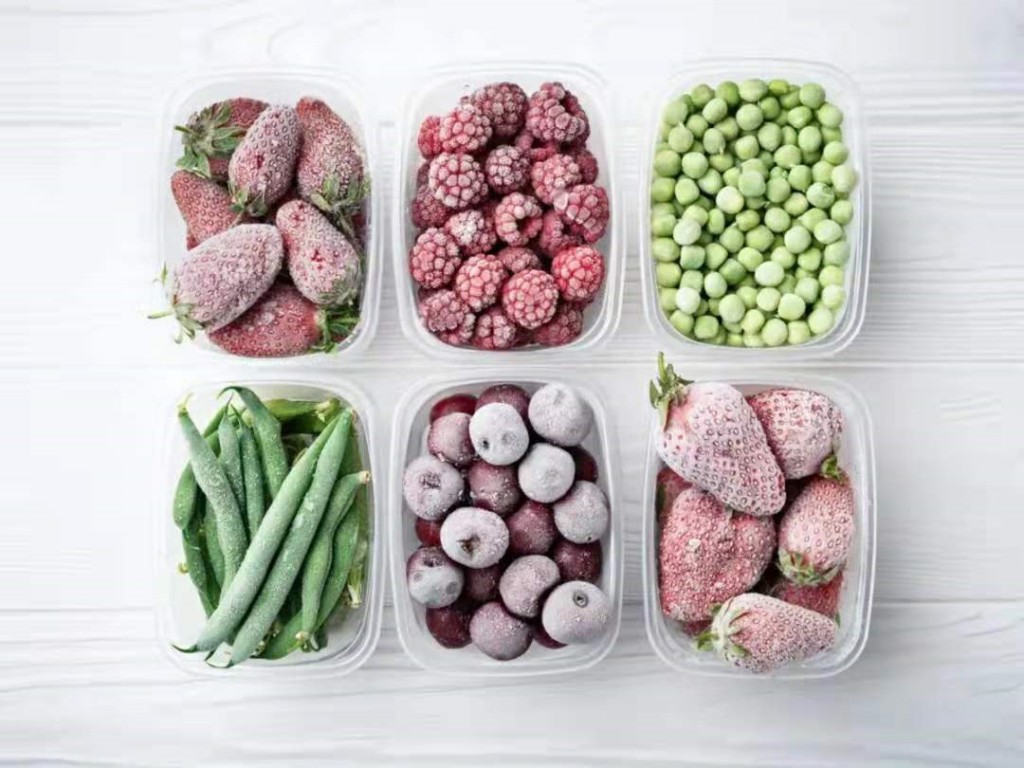 Frozen Veggies means Forever Fresh
