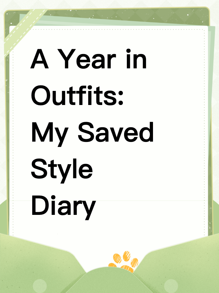 A Year in Outfits: My Saved Style Diary
