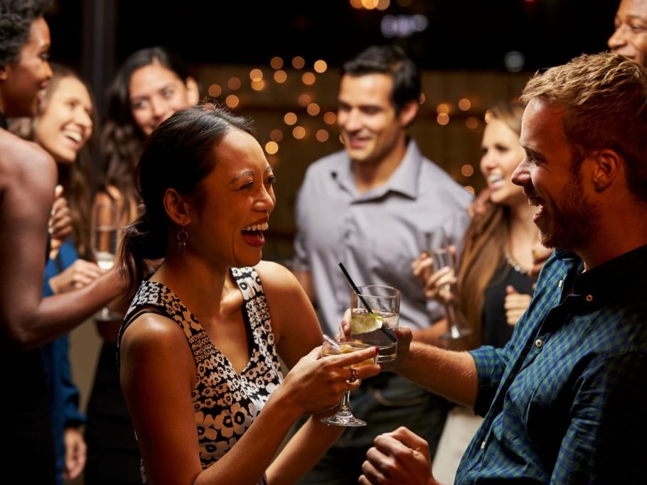 Nervous to Approach Her in a Group? Try This!