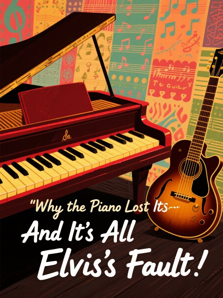🎹 Why the Piano Lost Its Throne to the Guitar — And It’s All Elvis’s Fault