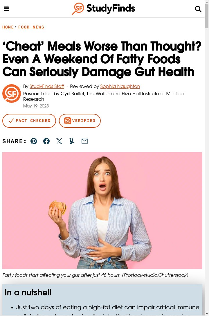 Weekend Binge = Leaky Gut?!