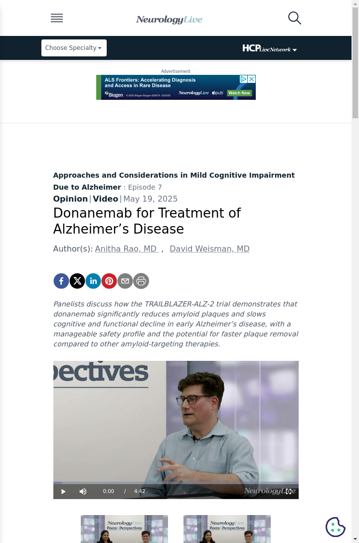 Alzheimer’s Drug Clears Plaques Fast!